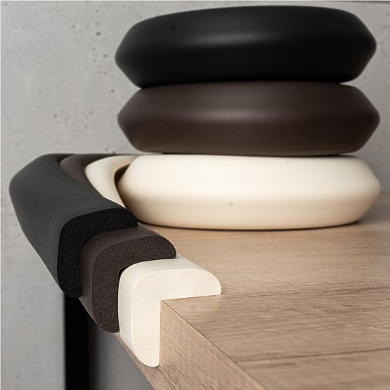 SIPO Taśma ochronna na krawędzie mebli, czarna - 1 szt