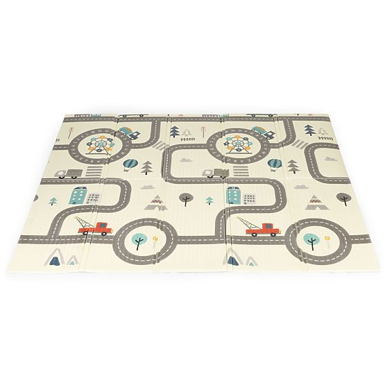 Składana dwustronna piankowa mata edukacyjna duża torba ECOTOYS