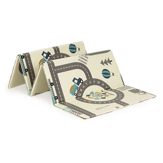 Składana dwustronna piankowa mata edukacyjna duża torba ECOTOYS