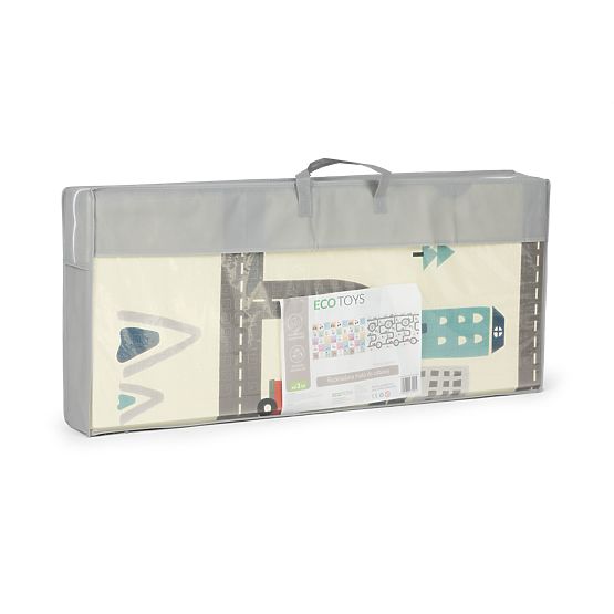 Składana dwustronna piankowa mata edukacyjna duża torba ECOTOYS