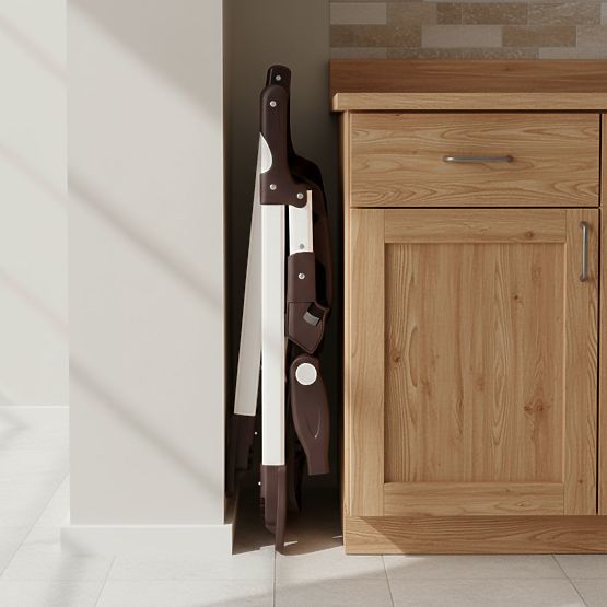 Składane krzesełko do karmienia dzieci z zabawkami ECOTOYS