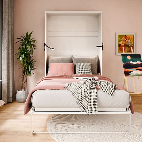 Składane łóżko KOBI VERTO 160x200 Białe 1 szt.