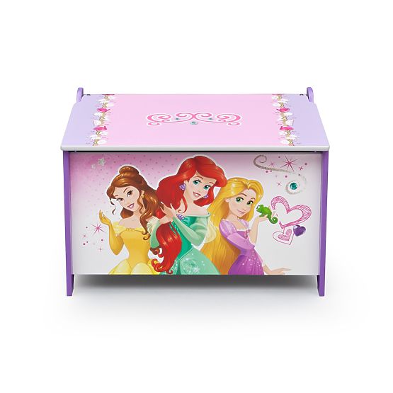 Skrzynia drewniana na zabawki Princess I