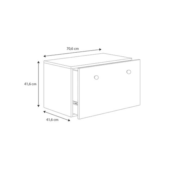 Skrzynia na zabawki Inga - uchwyt piłka