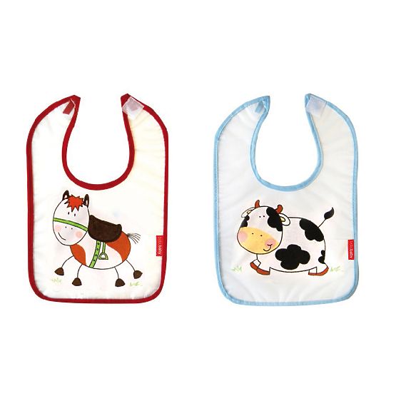 Śliniak dla dziecka, różne wzory