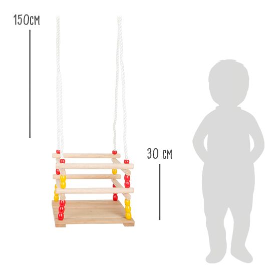 small foot Drewniana huśtawka dla małych dzieci