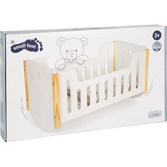 small foot Drewniana kołyska dla lalek Little Button