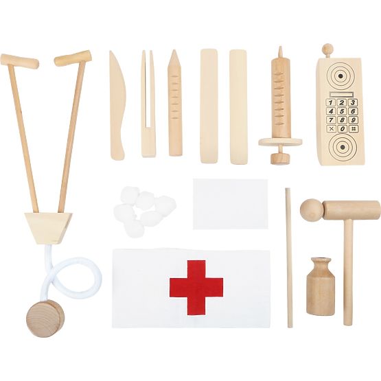 small foot Drewniana walizka lekarska dla dzieci
