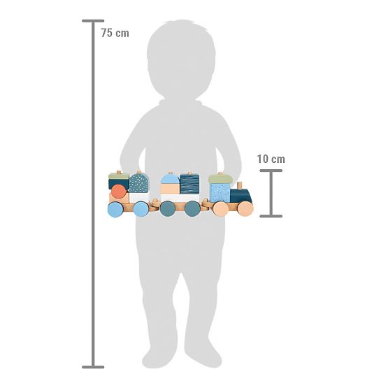 small foot Drewniany pociąg Arktyka