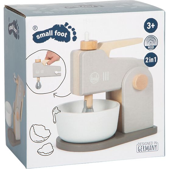 small foot Drewniany robot kuchenny 2 w 1 Tasty szary