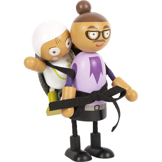 small foot Elastyczne lalki rodzina z dzieckiem