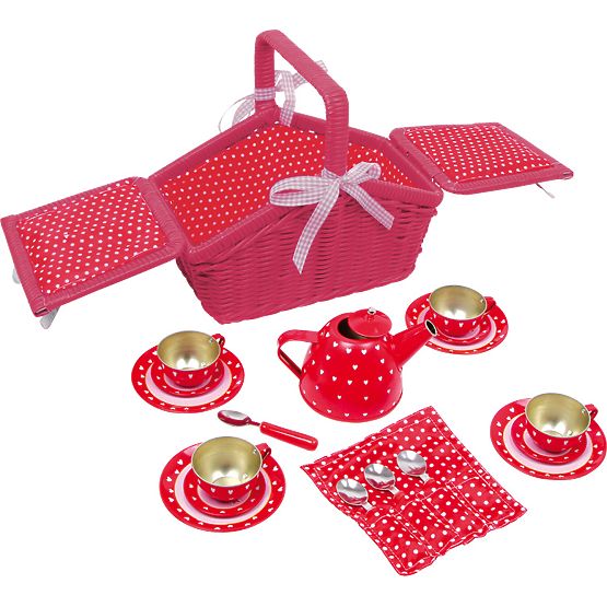 small foot Kosz piknikowy Dots and Hearts
