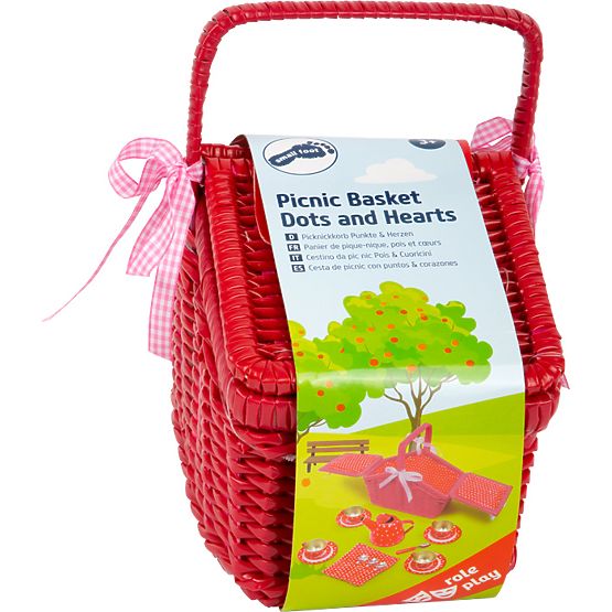 small foot Kosz piknikowy Dots and Hearts