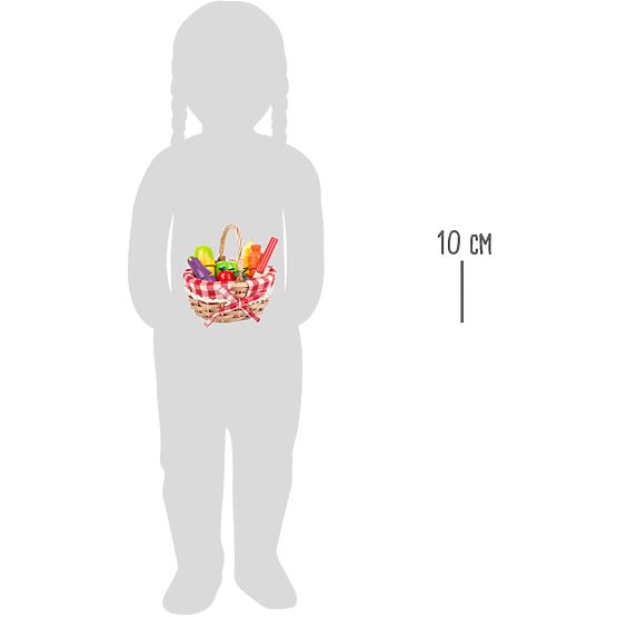 small foot Koszyk na zakupy z warzywami