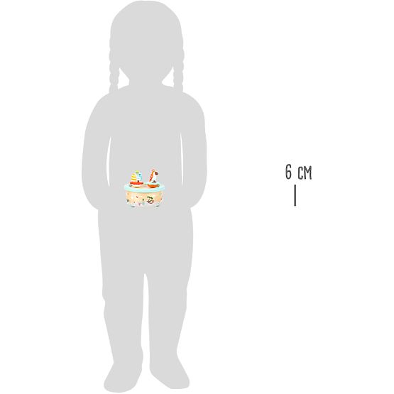 small foot Pozytywka ze słoniem i papugą