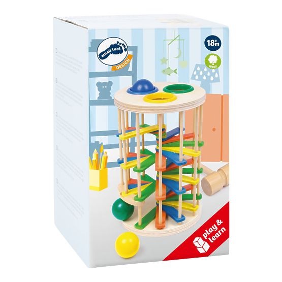 small foot Wieża do wbijania z kulkami duża