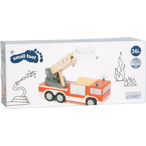 small foot Wóz strażacki z obrotową drabiną