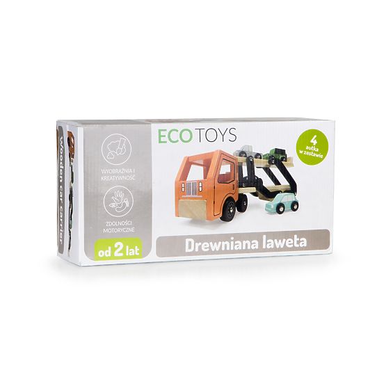 Śmieciarka drewniana EcoToys