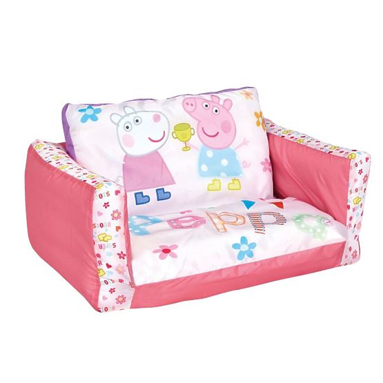 Dziecięca rozkładana sofa 2w1 Świnka Peppa