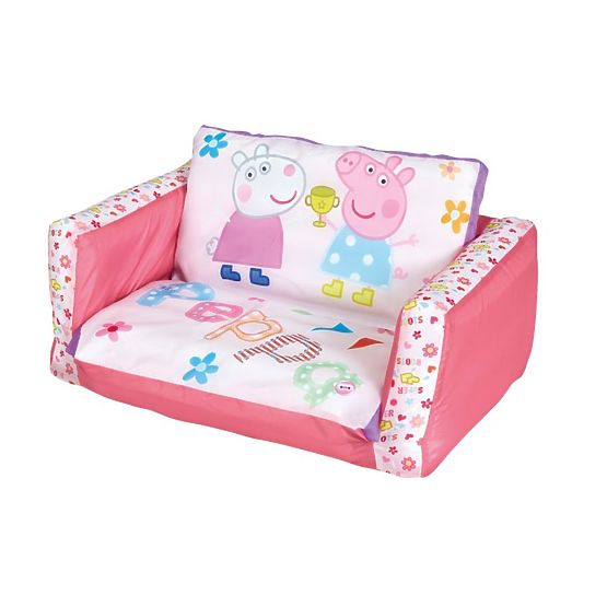 Dziecięca rozkładana sofa 2w1 Świnka Peppa