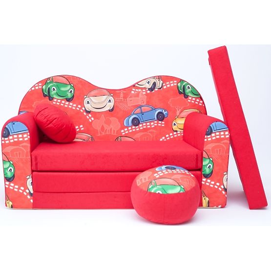 Sofa dla dzieci Auta