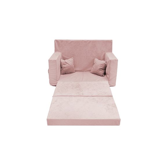 Sofa dziecięca Classic - Pudrowy róż