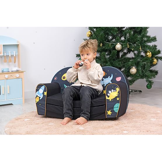 Sofa dziecięca - Kosmiczne Dinozaury