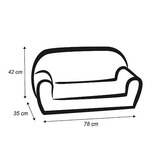 Sofa dziecięca - Kosmiczne Dinozaury