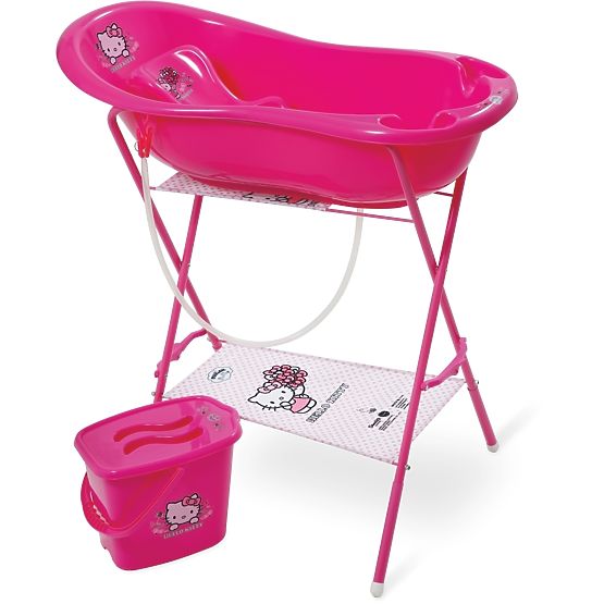 Stojak pod wanienkę Hello Kitty - różowy