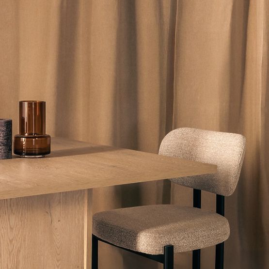 Stół jadalniany Gasper 100 cm, kwadratowy, Dąb Cremona Torro