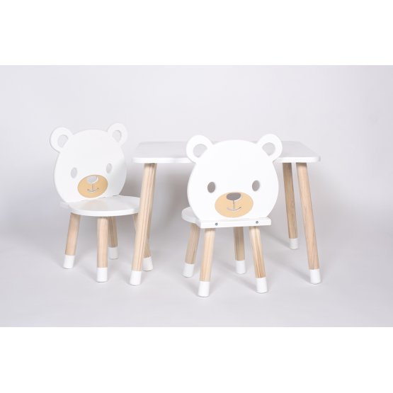 Zestaw stół i krzesła - Niedźwiedź