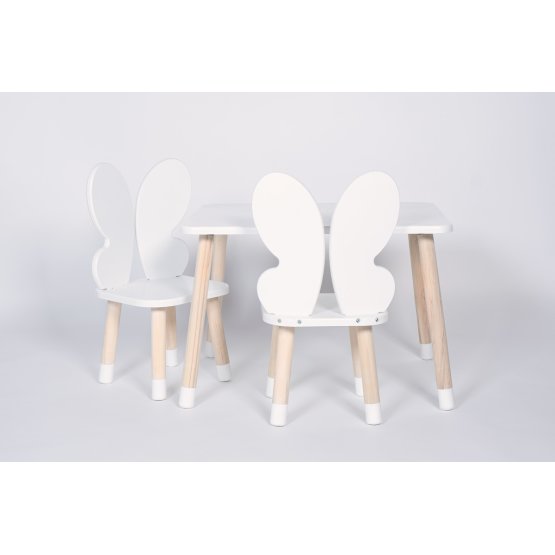 Zestaw stół i krzesła - Motyl