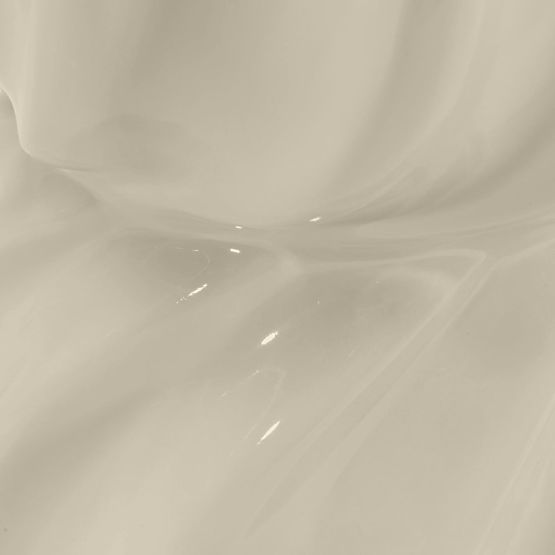 Stolik boczny Bloom 35 cm, beżowy, błyszczący