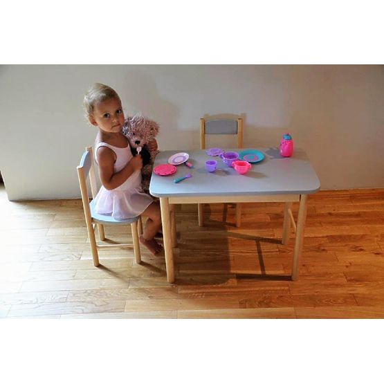 Stolik dziecięcy - szary