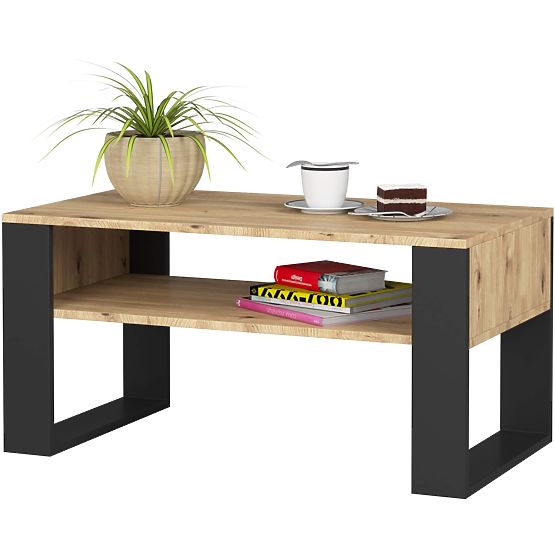 STOLIK KONFERENCYJNY DOMI DĄB ARTISAN / CZARNY