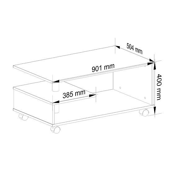 STOLIK KONFERENCYJNY NA KÓŁKACH VINI SONOMA