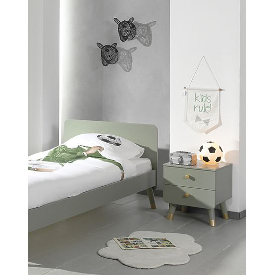 Stolik nocny Billy - oliwkowy