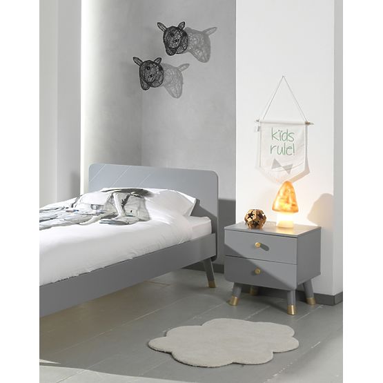 Stolik nocny Billy - szary