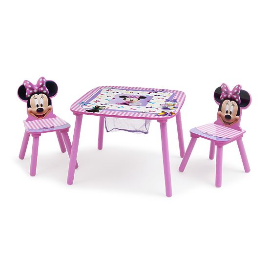 Stolik z krzesłami Myszka Minnie
