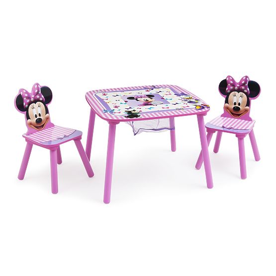 Stolik z krzesłami Myszka Minnie