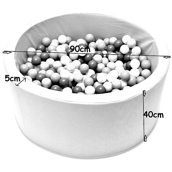 suche basen z piłeczki ciemno niebieski