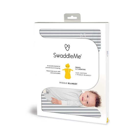 SwaddleMe - Dziecięcy Śpiwór torba Wiggle L - White gwiazdy