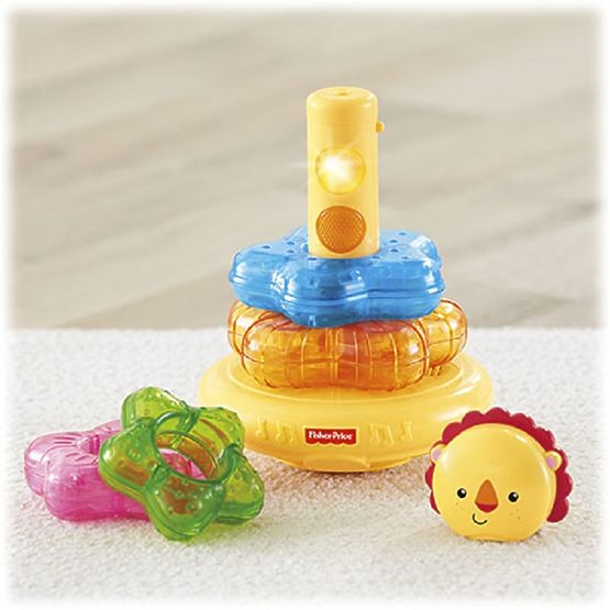 Świecąca piramida Lew Fisher Price