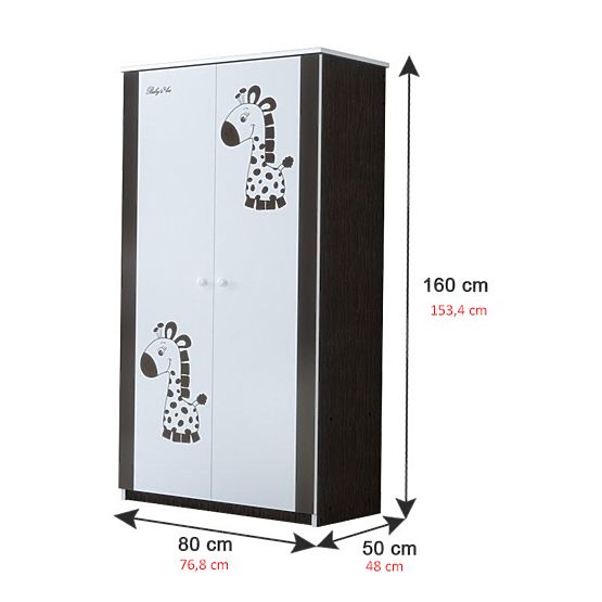 Szafa Garderobiana Kraina Lodu - dekor norweska sosna