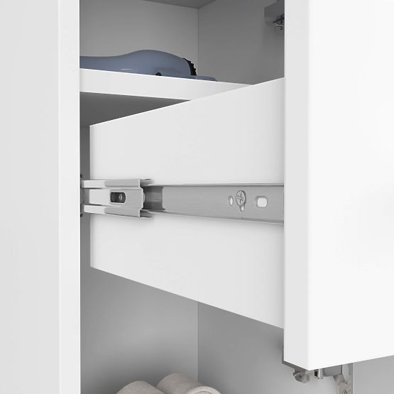 SZAFKA ŁAZIENKOWA FIN SŁUPEK 30 2D 1SZ 85cm PK BIAŁA