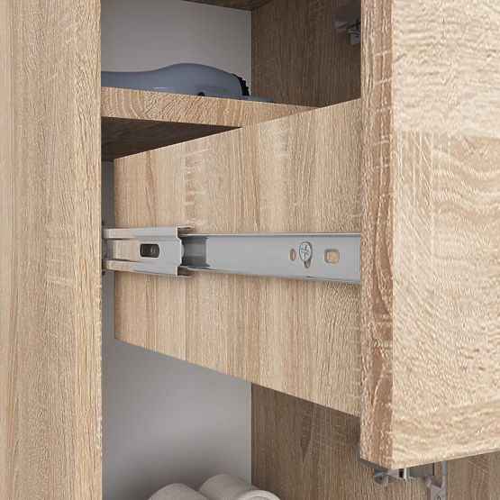 SZAFKA ŁAZIENKOWA FIN SŁUPEK 30 2D 1SZ 85cm PK DĄB SONOMA