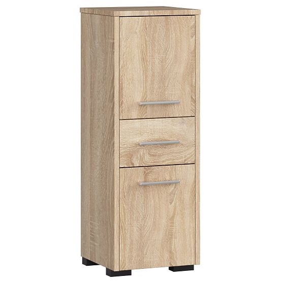 SZAFKA ŁAZIENKOWA FIN SŁUPEK 30 2D 1SZ 85cm PK DĄB SONOMA