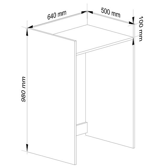 SZAFKA NAD PRALKĘ FIN DĄB SONOMA / BIAŁA