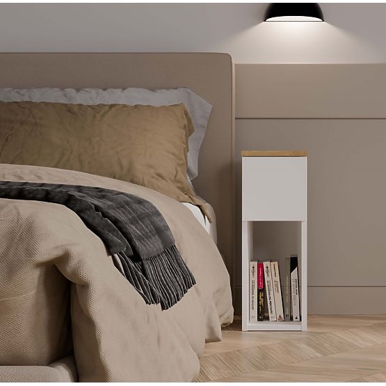 Szafka nocna GALAX 20/1S BIAŁA-ARTISAN