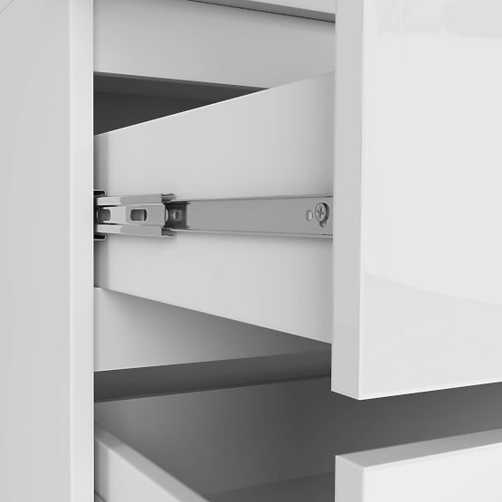 SZAFKA S90 2D 2SZ CLP PK BIAŁY POŁYSK